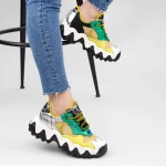 Sportschuhe auf der SZ236 -Plattform Gelb Mei