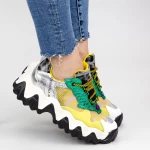 Sportschuhe auf der SZ236 -Plattform Gelb Mei