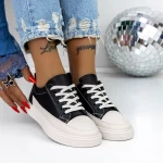 Frauen Sportschuhe 957 beige-schwarz Mode
