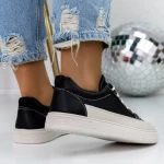 Frauen Sportschuhe 957 beige-schwarz Mode