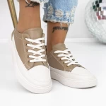 Frauen Sportschuhe 957 Beige-Khaki | Mode