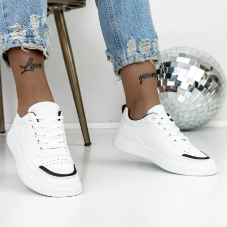 Frauen Sportschuhe 955 Weißschwarz Mode