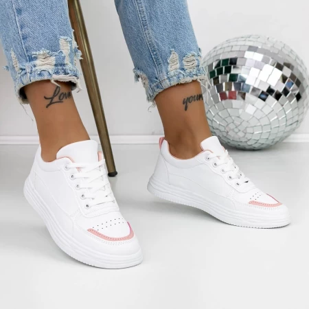 Frauen Sportschuhe 955 Weißrosa | Mode