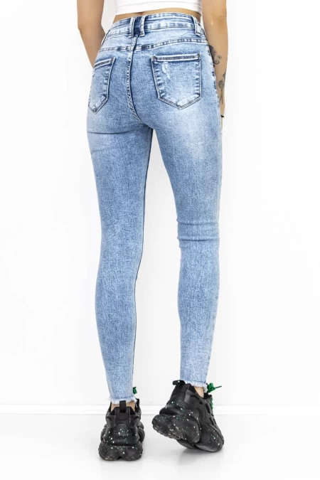 Frauen Jeans SR0013 Blau Fartfallin