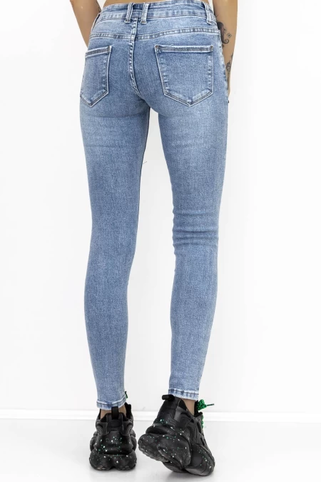 Frauen Jeans SR0010 Blau Fartfallin
