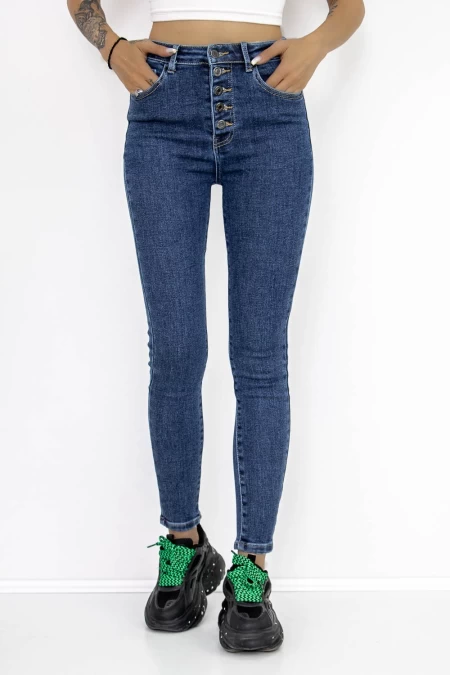 Frauen Jeans ZX3124 Blau Fartfallin