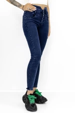 Frauen Jeans A7905-2 Blau Fartfallin