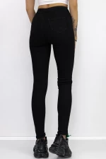 Frauen K500-28 Schwarze Jeans Fartfallin