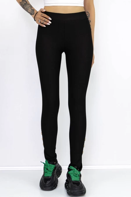 Frauen -Leggings F55254 Schwarz | Fartfallin