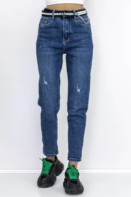 Frauen Jeans Ry7227 Blau Gesicht