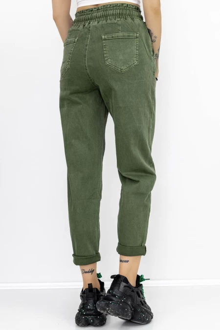 Frauen Jeans SL970-5 Grün Gesicht