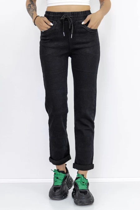 Frauen Jeans SL878 Schwarz Gesicht