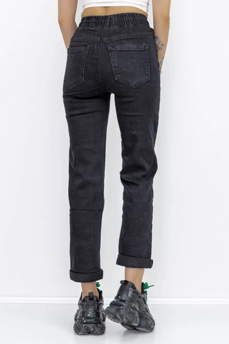 Frauen Jeans SL878 Schwarz Gesicht