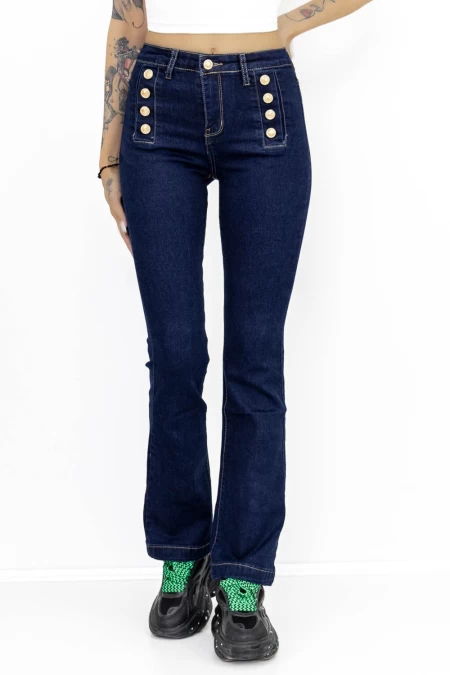 Frauen Jeans GK7502C Blau Gesicht