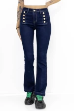 Frauen Jeans GK7502C Blau Gesicht