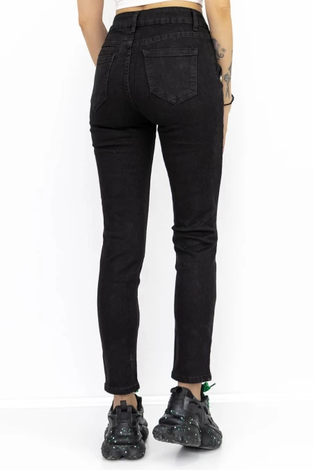 HW-55A-Frauen-Schwarze Jeans für Frauen Gesicht