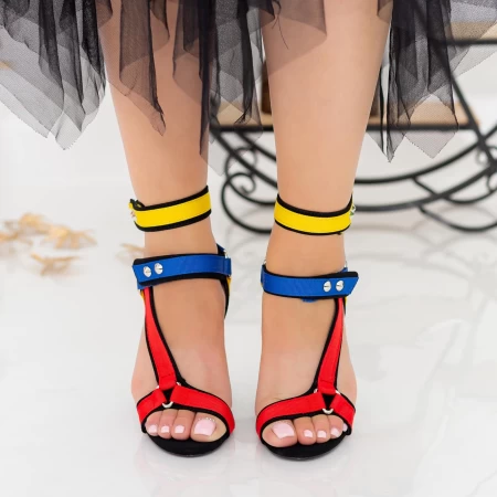 Sandalen mit dickem Absatz XKK235 Multikolored Mei