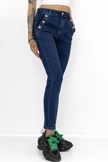HW-55-Blue-Jeans für Frauen Gesicht