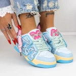 Frauen Sportschuhe 3WL37 Blau Mei