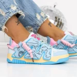 Frauen Sportschuhe 3WL37 Blau Mei