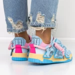 Frauen Sportschuhe 3WL37 Blau Mei