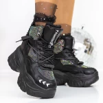 Stiefel auf der 3SJN1 -Plattform Black | Mei