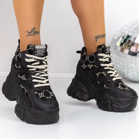Stiefel auf der 3SJN5 -Plattform Black | Mei