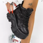 Stiefel auf der 3SJN3 -Plattform Black | Mei