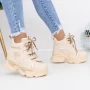 Stiefel auf der 3SJN7 -Plattform Beige Mei