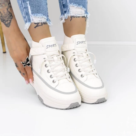 3FLM2 Beige Stiefel Mei