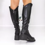 Frauen 3WL15 Stiefel schwarz Mei