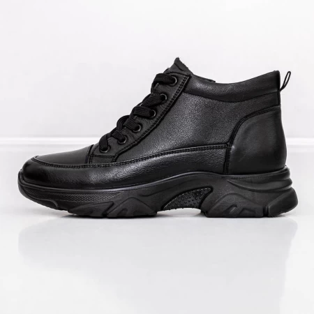 M3055 Schwarze Stiefel Gebildet