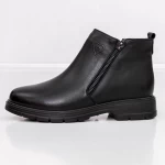 M7670 Black Stiefel Gebildet