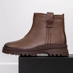Stiefel 0322 Brown Gebildet