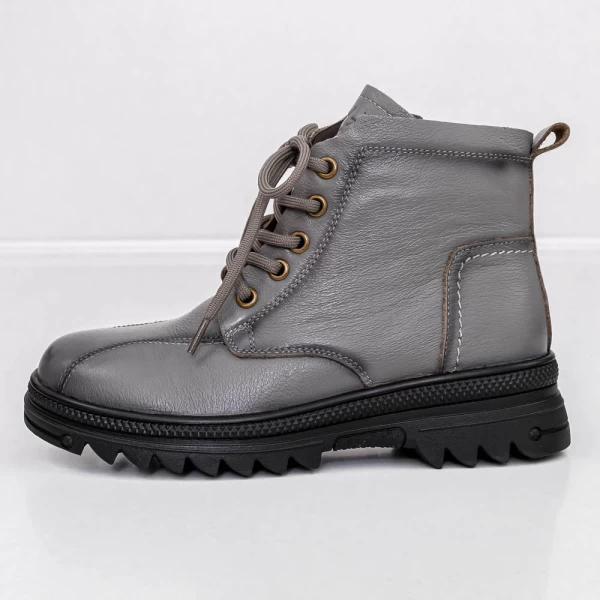 Stiefel 6881 Grau Gebildet
