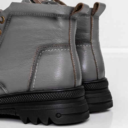 Stiefel 6881 Grau Gebildet
