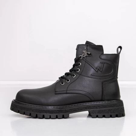 Herrenstiefel 9005 Schwarz Franco Gerardo