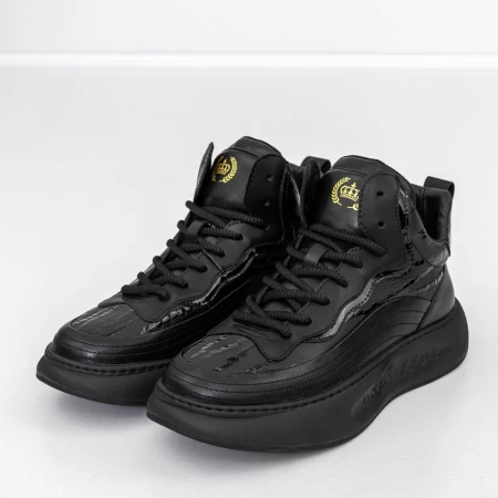 Herrenstiefel 82361-10 Schwarz | Franco Gerardo