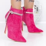 Kurze Stiefel mit einem dünnen Absatz 3SEX32 Pink | Mei