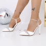 Dünne High Heels 3DC29 Weiß | Mei