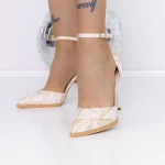 3DC30 Champagner High Heels Mei