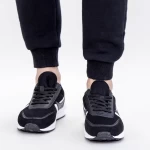 Herren Sportschuhe 0567 PSB Black-Biała | Mei