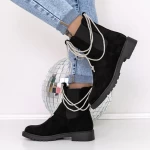 3LE27 Schwarze Stiefel Mei