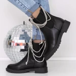 3LE27 Schwarze Stiefel Mei