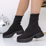 3B12 Schwarze Stiefel Mei