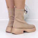 3B12 Beige Stiefel Mei