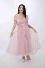 Frauenkleid RM3079 Rosenpulver | Kikiriki