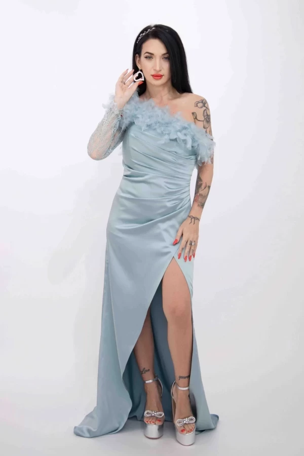 Frauenkleid R5016 Grün Kikiriki