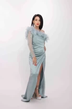 Frauenkleid R5016 Grün Kikiriki