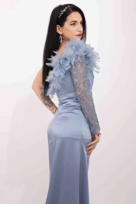 Frauenkleid R5016 Blau Kikiriki